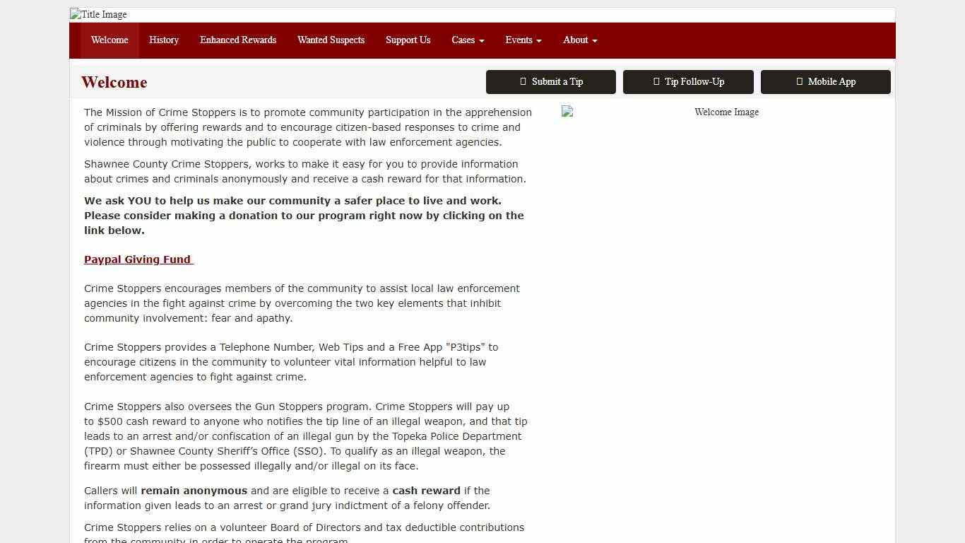 Shawnee County Crime Stoppers